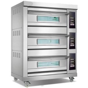 Buy cheap 3 Deck Oven 6 Pan Commercial Conveyor Electric Pizza Oven For Bakeries from wholesalers