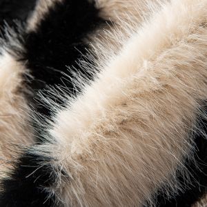 58/60" Width Jacquard Artificial Faux Fur Fabric for coat 100% Acrylic Front