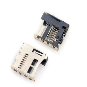 Buy cheap MUP-M615 Push Type 8pin Micro SD Card Connector Holder from wholesalers