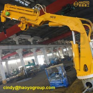 Buy cheap Hydraulic Small Boat Folding Electric Mini Marine Cranes Marine Ship Deck Crane from wholesalers