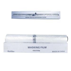 Buy cheap 5m 8 Micron Auto Paint Masking Film prevent over spray for car from wholesalers