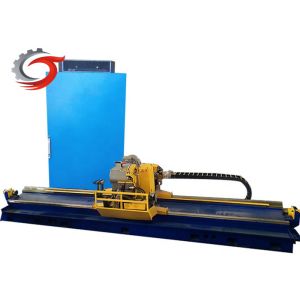 Buy cheap 30x50mm Pipe Cutting Saw Machine Q235 Flying Cut Off Saw product