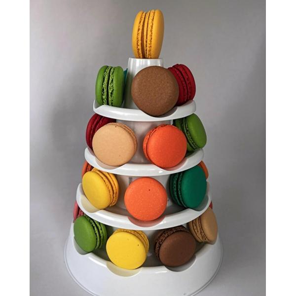 Food Safe Clear PET Macaron Packing Box Cake Roll Snow Crisp Baking Cookies