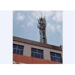 Buy cheap Steel Pipe Rooftop Telecommunication Tower Meet ASTM A123 Standard from wholesalers