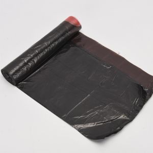 Custom Order Accepted Household Blue Plastic Roll Garbage Bag with Drawstring