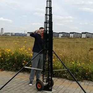 Buy cheap Portable 30M Aluminum Wire Guyed Winch Up Tower from wholesalers