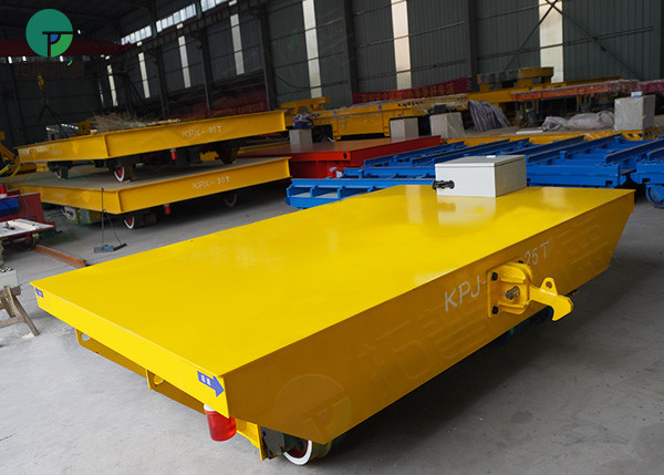 Quality Towed Cable Electric Motorized Cart Moving On Rails for sale