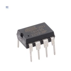 ATTINY85-20PU PDIP-8 8 Bit AVR Microcontroller Chip Through Hole Mounting