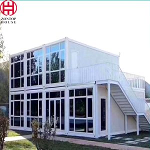 Zontop China 4 Bedrooms Luxury Prefabricated Modern Quick Concrete 20ft