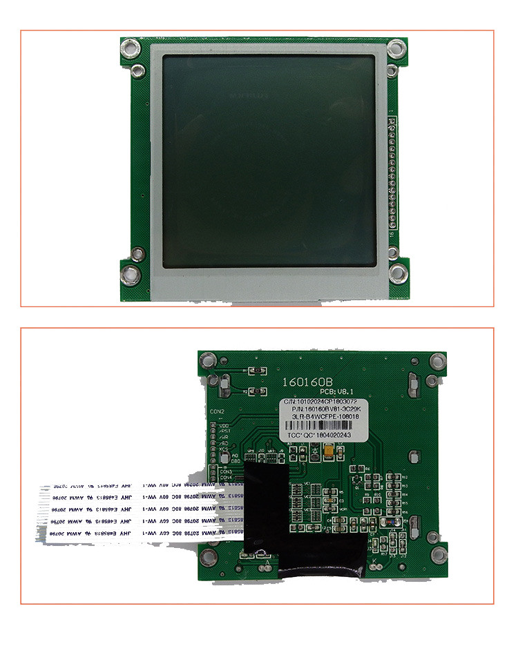 Buy cheap Flexible 160 X 160 Graphic LCD Module With Control Board Screen Column Driven from wholesalers