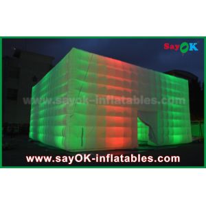Buy cheap Tent Inflatable Party/Camping Transparent Inflatable Square Tent With Led Lighting from wholesalers