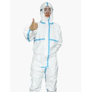 Buy cheap Custom Disposable Protective Gowns Waterproof Coverall Medical Grade Anti Epidemic from wholesalers