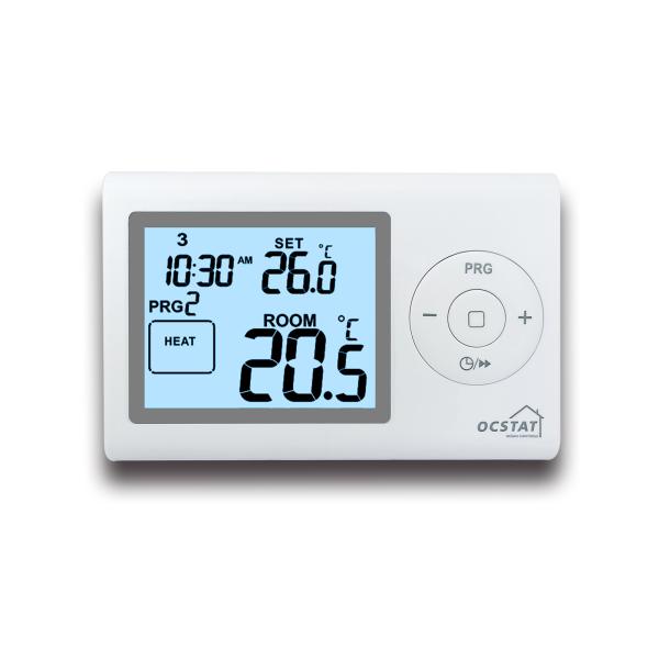 Quality 230V 7 Day Programmable LCD Wired Digital Heating Electronic Room Thermostat for sale
