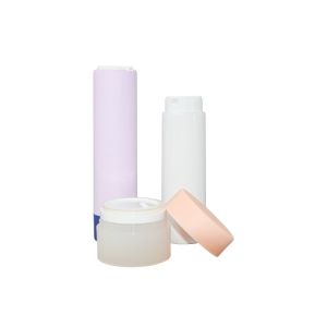 PP Rotary Refillable Airless Pump Bottles 30ml For Cosmetic