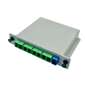 Buy cheap 1*8 1*16 SC APC UPC G657A1 Optical PLC Fiber Optic Cassette Type Splitter with Design from wholesalers