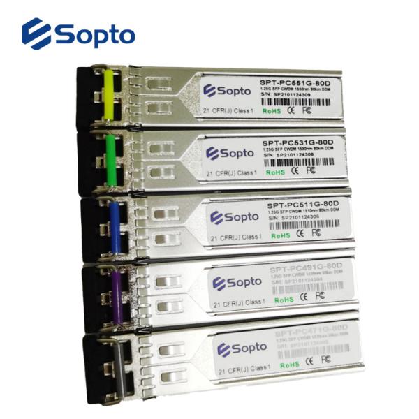 China FTTH SFP Ethernet Optical Transceiver CWDM 1.25G 80km LC Interface on sale China FTTH SFP Ethernet Optical Transceiver CWDM 1.25G 80km LC Interface on sale