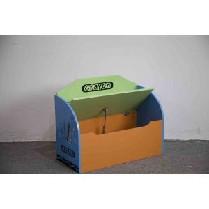 Buy cheap W60CM Crayon Pattern MDF Wooden Kids Toy Chest from wholesalers
