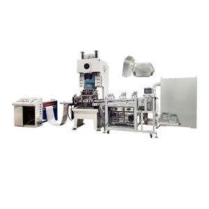 7.5KW Main Motor Power Aluminum Foil Food Box Making Machine with Automatic
