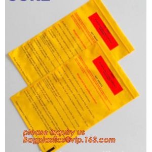 Buy cheap Laboratory Medical biohazard lab plastic specimen transport bag with double pouches, embossed reclosable biohazard speci from wholesalers