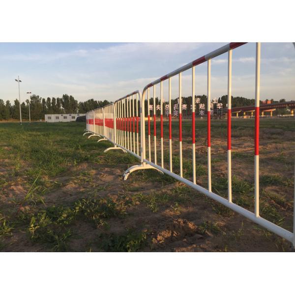 Quality Powder Coating Crowd Control Barriers , Road Construction Barriers for sale