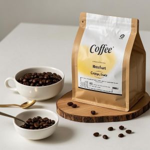 Buy cheap Custom 30g 50g 100g Stand-Up Pouch for Coffee Moringa Powder Eco-Friendly Packaging Using Recycled Materials for Mylar Powders from wholesalers