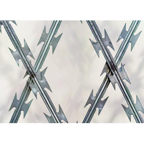 Buy cheap Galvanized Anti Corrosive Concertina Razor Wire Roll 8m-12m Length / Coil Acid resisting from wholesalers