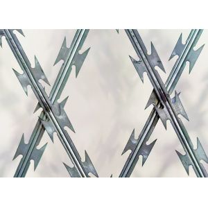 Buy cheap Galvanized Anti Corrosive Concertina Razor Wire Roll 8m-12m Length / Coil Acid resisting from wholesalers