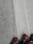 Buy cheap Letter Pattern Lace Embroidered Eyelet Fabric Baby Dress Cloth from wholesalers