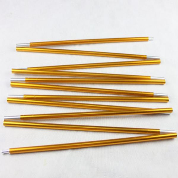 Quality Anodized Surface Adjustable Tent Poles , 19mm Adjustable Aluminum Tarp Pole for sale