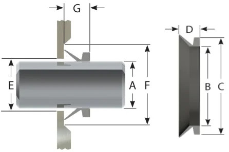 VE Type Rotary Shafts Rotary Seal Ring High Pressure Rubber V Shape Ring