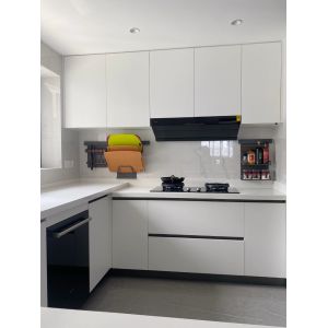 China Modern Kitchen Cabinets with Quartz Granite Marble Countertops on sale