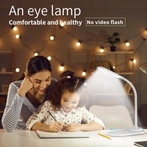 Ultra fast wireless charging，multifunctional touch desk lamp，bedside table