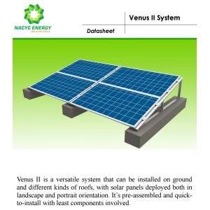 Promotion 250w Polycrystalline Solar Panel Flat Roof Mounting System For