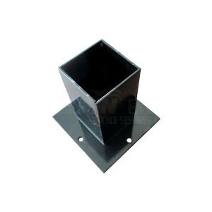 Buy cheap Customized Galvanised Steel Square Wooden Pillars Base Brackets for Construction from wholesalers