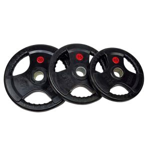 Buy cheap Gym Weightlifting Cast Iron Dumbbell Plates 20kgs Rubber Bumper from wholesalers
