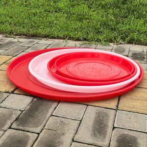 Buy cheap Lightweight Portable Plastic Chicken Feeding Tray For Backyard Poultry from wholesalers