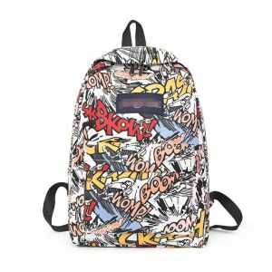 Buy cheap IQC Waterproof High Student Canvas Backpack Custom Logo OEM Fashion For School from wholesalers