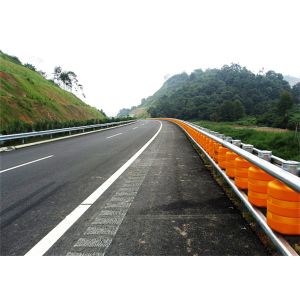 Buy cheap Highway Cliff Tunnel Free Rotation Safety Roller Barrier Flame Retardant from wholesalers