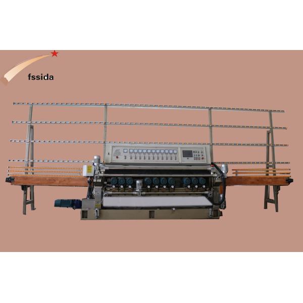 11 Grinding Head Glass Straight Line Beveling Machine Customization Low