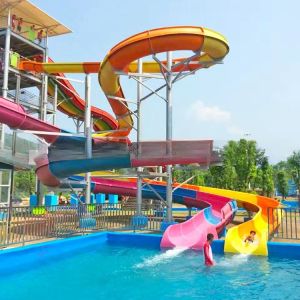 Buy cheap Swimming Pool Speed Water Slides Fiberglass Environmental Friendly from wholesalers