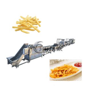 Buy cheap Electric Potato Chips Production Line 500kg/h For Frozen French Fries Plantain Chips from wholesalers