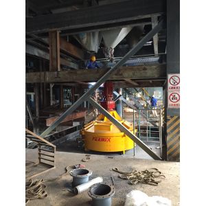 China Sand Powder Mixing Planetary Concrete Mixer 2500L Output Capacity PMC2500 on sale