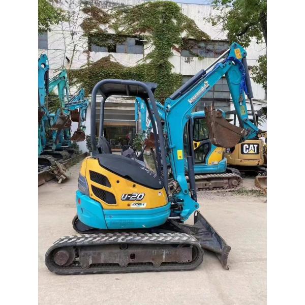 Buy cheap 3 Cylinder Diesel Engine Used Crawler Excavator KUBOTA U20 from wholesalers