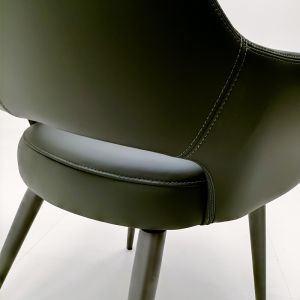 Buy cheap Backrest Leather Streamlined Indoor Swivel Chair from wholesalers