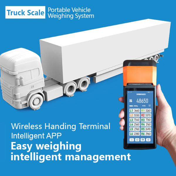 Quality Portable Wireless Truck Scale: Intelligent Handheld Vehicle Weighing System for sale