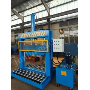 Buy cheap Fully Automatic Rubber Cutting Machine Vertical Rubber Bale Cutter 80KN from wholesalers