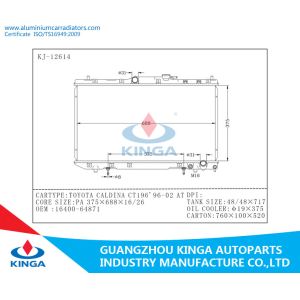 Buy cheap Car High Performance Radiators Toyota Radiator For Caldina CT196 1996-2002 16400-64871 from wholesalers