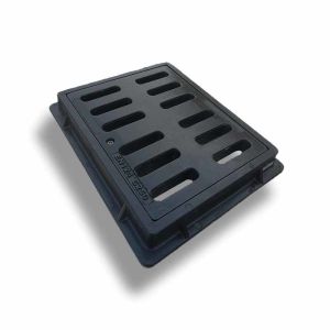 China Clog-Resistant SMC Gully Grating with Optimized Drainage Design for High-Flow Rainwater on sale