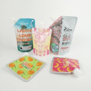 Buy cheap Custom Shampoo Spout Pouch Packaging Cosmetic Spouted Liquid Stand Up Pouches from wholesalers
