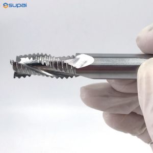 Buy cheap High Helix Angle Roughing End Mill For Steel - 30° Helix Angle Corner Radius 3mm from wholesalers